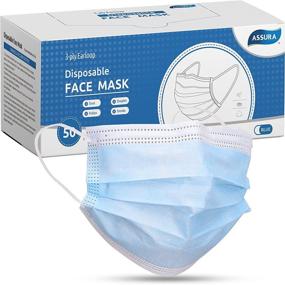 img 4 attached to 😷 Essential Protection: ASSURA 3 Ply Disposable Masks (50 Pack)