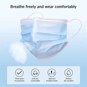 img 1 attached to 😷 Essential Protection: ASSURA 3 Ply Disposable Masks (50 Pack)