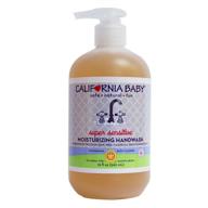 🌿 california baby fragrance-free handwash - gentle, hydrating formula, ideal for sensitive skin and eczema, 100% plant-based - usda certified, super sensitive 19oz logo