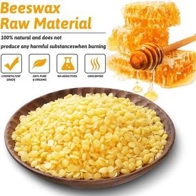 img 1 attached to Perkisboby Candle Making Kit: Complete DIY Supplies for Adults and Kids - Easy Scented Beewax Candle Craft Tools