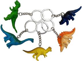 img 4 attached to 🦖 Dinosaur Keychains: Mini Figures Design for Women - A Perfect Blend of Style and Quirkiness!