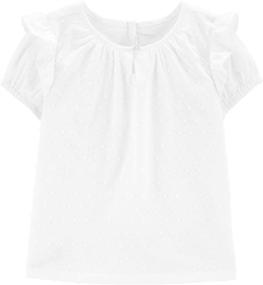 img 2 attached to 👚 Osh Kosh Girls Fashion | White Girls' Clothing