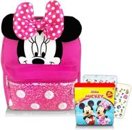 disney minnie mouse backpack reversible logo