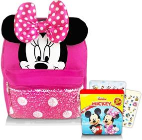 img 4 attached to Disney Minnie Mouse Backpack Reversible