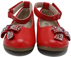 img 1 attached to Z Emma Rhinestone Ballerina Princess Girls' Shoes