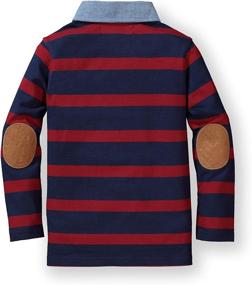 img 3 attached to Shop Now: Hope Henry Sleeve Rugby 👕 Shirt for Boys - Tops, Tees & Shirts