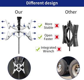 img 1 attached to 通用 X Chock Stabilizer Trailers RV，Faster