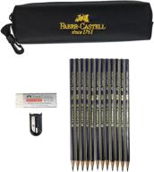 faber-castel fc701000 14 piece creative studio graphite pencil drawing set: assorted artistry at your fingertips logo