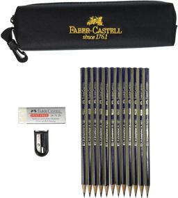 img 1 attached to Faber-Castel FC701000 14 Piece Creative Studio Graphite Pencil Drawing Set: Assorted Artistry at Your Fingertips