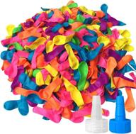💦 hibery water balloons refill: latex novelty & gag toys - water fun galore! logo