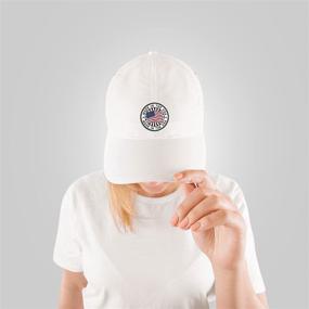 img 2 attached to 🧢 Versatile Sublimation White Burlap Hat Patches - 30 Pieces | Heat Glue for Hats, Shirts, Shoes, Jeans, Bags | 3 Styles Available