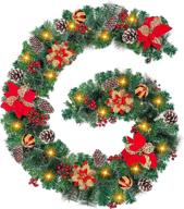 christmas decoration poinsettia ornaments pinecone logo