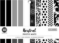 📝 neutral paper pad for designing colorbok photo mats logo