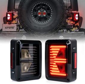 img 4 attached to Xprite LED Tail Lights W/Turn Signal &Amp Lights & Lighting Accessories