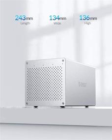 img 1 attached to ORICO 4 Bay USB3.0 Aluminum Alloy External Hard Drive Enclosure - Up to 64TB Storage Capacity