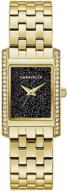 вечная элегантность: женские часы caravelle modern stainless crystal gold tone логотип