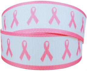 img 2 attached to Breast Cancer Awareness Printed Grosgrain