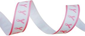 img 1 attached to Breast Cancer Awareness Printed Grosgrain