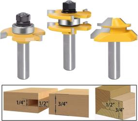 img 4 attached to 🔧 Tongue and Groove Router Bit for Woodworking