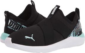 img 1 attached to PUMA Womens Prowl Black Aruba Blue Puma Women's Shoes for Athletic