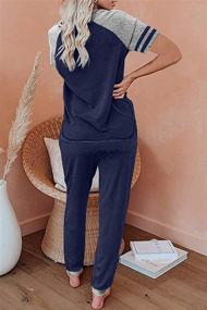 img 2 attached to 👗 Stylish and Comfortable AUTOMET Lounge Sets for Women: Two Piece Outfits for the Perfect Loungewear Experience