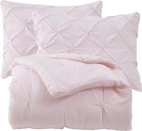 img 1 attached to 🛏️ Набор SupraSoft Mari Ultra Soft Stone Washed, мягко-розовый: роскошный и уютный комплект постельных принадлежностей размера "King Size
