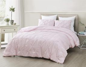 img 2 attached to 🛏️ Набор SupraSoft Mari Ultra Soft Stone Washed, мягко-розовый: роскошный и уютный комплект постельных принадлежностей размера "King Size