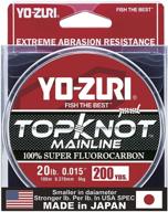 yo zuri topknot 1000-ярдовая основная леска 0,370 мм логотип