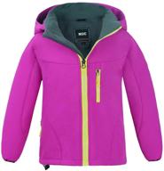 🧥 m2c hooded waterproof windbreaker softshell boys' jacket & coat: unparalleled protection logo