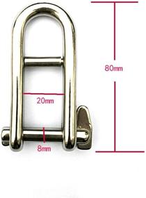 img 2 attached to Marine Stainless Keypin Halyard Shackle