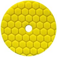 🟨 chemical guys quantum heavy cutting pad, yellow - 6.5" hex-logic pad for 6" backing plates logo