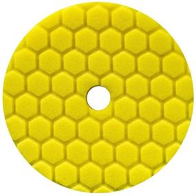 img 4 attached to 🟨 Chemical Guys Quantum Heavy Cutting Pad, Yellow - 6.5" Hex-Logic Pad for 6" Backing Plates