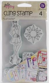 img 1 attached to Prima Marketing Rubber Stamps Sunshine