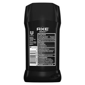 img 3 attached to 🏻 AXE Anarchy For Him Deodorant Stick 2.7 oz, Pack of 2 - Effective Antiperspirant for Men