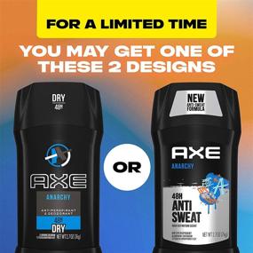 img 1 attached to 🏻 AXE Anarchy For Him Deodorant Stick 2.7 oz, Pack of 2 - Effective Antiperspirant for Men