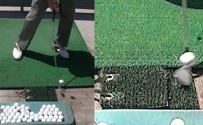 img 1 attached to Enhance Your Golf Game Anywhere with Don Brosseau Dr B's Air Divot Portable Golf Mat