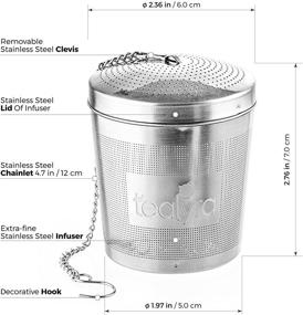 img 2 attached to ☕ Тиалира - easyTEA - Шарик для заваривания чая большой вместимости - Масляный фильтр для заваривания сыпучего чая и трав в заварных чайниках, кружках и чашках.