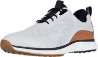 johnston & murphy men's xc4 h1-luxe hybrid golf shoes: waterproof leather, lightweight, memory-foam cushioning for unparalleled comfort on the course logo