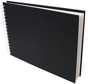 img 4 attached to Artway 2302278 Studio - Landscape Spiral Bound A4 Sketch Book - 96 Pages of 170gsm Cartridge Paper - Hardback Sketchbook, Black