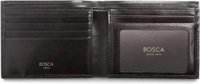 img 1 attached to Bosca Leather Executive Wallet Cognac - Stylish and Functional Wallet for Professionals