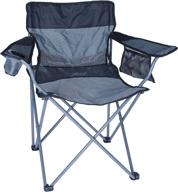 🪑 stansport apex oversized high back arm chair: ultimate comfort and style in black/silver логотип