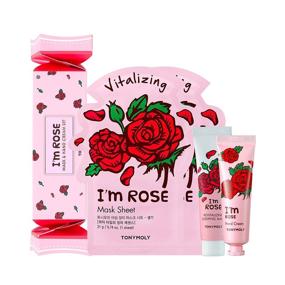 img 3 attached to 🌸 Revitalize & Pamper Your Skin: TONYMOLY I'm Mask and Hand Cream Set