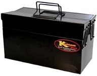 🔧 metal folding storage box for auto body tools - customizable shop solution logo