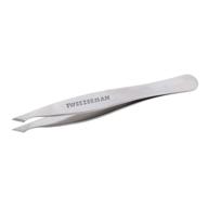 🔍 precise eyebrow shaping with tweezerman pointed slant tweezer logo