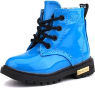 lonsoen waterproof lace/zip up kids boots for boys and girls - b01n3w1ycd logo