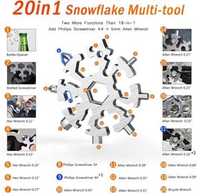 img 3 attached to Snowflake Multitool Multipack Screwdriver Stainless