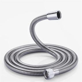 img 4 attached to 118 Inches (10 Feet) Extra Long Rainovo Shower Hose Stainless Steel – Kink-Free Flexible Shower Hose Attachment, Brushed Nickel Finish – Ideal Replacement Extension for Handheld Shower Head