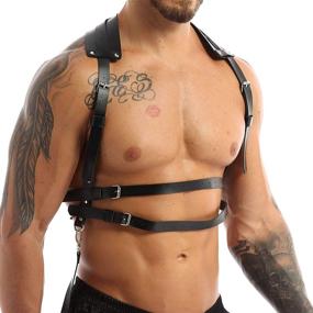 img 4 attached to Stylish & Versatile: YiZYiF Adjustable Leather Harness Clubwear for Bold Fashion Statements