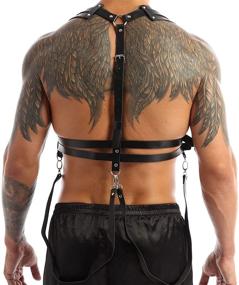 img 3 attached to Stylish & Versatile: YiZYiF Adjustable Leather Harness Clubwear for Bold Fashion Statements