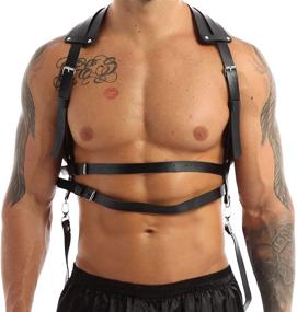 img 2 attached to Stylish & Versatile: YiZYiF Adjustable Leather Harness Clubwear for Bold Fashion Statements